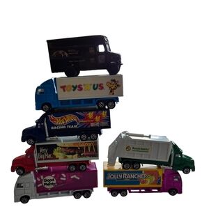 1996 Mattel Hot Wheels Lot Of Toy Trucks Lot Of 7